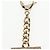 Llave CHANEL de metal dorado CC Auth 139035SAM - vista 8