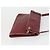 Borsa a mano Christian Dior in pelle 2 pezzi Bordeaux Beige Auth fm5166 - vista 4