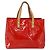 LOUIS VUITTON Bolso de Mano Monogram Vernis Reade PM Rojo M91088 Auth LV 170927 Roja - vista 3