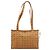 Borsa Tote Vicetos Logogram MCM in PVC Marrone Oro Auth gh1948 D'oro - vista 13