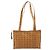 Borsa Tote Vicetos Logogram MCM in PVC Marrone Oro Auth gh1948 D'oro - vista 2