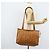 Borsa Tote Vicetos Logogram MCM in PVC Marrone Oro Auth gh1948 D'oro - vista 22