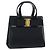 Borsa a mano Vala in pelle nera e oro di Salvatore Ferragamo Auth gh1933 Nero D'oro