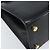 Borsa a mano Vala in pelle nera e oro di Salvatore Ferragamo Auth gh1933 Nero D'oro - vista 14
