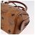 Borsa Boston Mini Logogram Vicetos MCM in pelle PVC 2 in 1 marrone oro Auth LNZ803 D'oro - vista 19