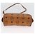Borsa Boston Mini Logogram Vicetos MCM in pelle PVC 2 in 1 marrone oro Auth LNZ803 D'oro - vista 5