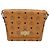 Borsa a Spalla MCM Vicetos Logogram in Pelle PVC Marrone Oro Auth gh1946 D'oro - vista 13