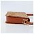 Borsa a Spalla MCM Vicetos Logogram in Pelle PVC Marrone Oro Auth gh1946 D'oro - vista 3