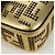 Borsa a spalla mini secchiello in pelle FENDI FENDACE oro Auth ARZ750SM D'oro - vista 15