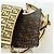 Borsa a spalla mini secchiello in pelle FENDI FENDACE oro Auth ARZ750SM D'oro - vista 22
