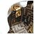 Borsa a spalla mini secchiello in pelle FENDI FENDACE oro Auth ARZ750SM D'oro - vista 24