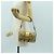Borsa a spalla mini secchiello in pelle FENDI FENDACE oro Auth ARZ750SM D'oro - vista 27