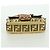 Borsa a spalla mini secchiello in pelle FENDI FENDACE oro Auth ARZ750SM D'oro - vista 5