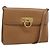 Borsa a Spalla Gancini in Pelle Marrone Oro Salvatore Ferragamo Auth gh1940 D'oro