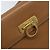 Borsa a Spalla Gancini in Pelle Marrone Oro Salvatore Ferragamo Auth gh1940 D'oro - vista 17