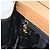 Borsa a Spalla Gancini in Pelle Marrone Oro Salvatore Ferragamo Auth gh1940 D'oro - vista 21