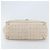 CHANEL Nova Bolsa Tote de Viagem Nylon Bege Ouro CC Auth ti3788 Dourado - vista 5