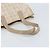 CHANEL Nova Bolsa Tote de Viagem Nylon Bege Ouro CC Auth ti3788 Dourado - vista 7