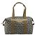 Saint Laurent Borsa Tote in PVC Canvas Grigio Auth bs34002 Marrone - vista 13