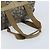 Saint Laurent Borsa Tote in PVC Canvas Grigio Auth bs34002 Marrone - vista 7