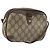 Borsa Sherry Line GG Supreme Web di GUCCI in PVC beige e oro 89 02 066 Auth LNZ667