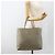 PRADA Borsa a mano in nylon beige argento Auth AMZ343 - vista 23