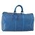 LOUIS VUITTON Epi Keepall 45 Borsa Boston Blu M42975 LV Auth 148140A