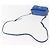 Borsa a Spalla PRADA Nylon Blu Oro Auth 150608A D'oro - vista 7