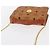Borsa a Spalla MCM Logogram Vicetos in Pelle PVC Marrone Oro Auth 152173A D'oro - vista 6