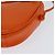 Céline Bolsa de Ombro Triangular de Couro Laranja Auth MY058M - vista 17