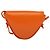 Céline Bolsa de Ombro Triangular de Couro Laranja Auth MY058M - vista 2
