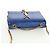 SAINT LAURENT Borsa a Spalla Chain Kate in Pelle Blu Oro Auth 163093SAV D'oro - vista 6