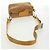 Bolsa Dior Lanco em lona Trotter oblíqua Christian Dior amarela Auth 165473SAM Prata Amarelo - vista 7