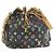 LOUIS VUITTON Sac à épaule Noe Monogram Multicolore Noir M42230 LV Auth am337bSAV