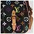LOUIS VUITTON Bolsa de Mão Lodge PM Monograma Multicolorido Preto M40054 LV Auth 130195SV - vista 19