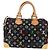 LOUIS VUITTON Handtasche Speedy 30 Monogram Multicolor Schwarz M92642 Auth 128856SAV - Ansicht 2