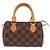LOUIS VUITTON Mini Speedy Borsa a Mano Damier Ebene SPO N41536 LV Auth 131209SV - vista 2