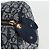 Borsa Boston in tela Trotter Christian Dior blu navy oro Auth 129964SAV - vista 10