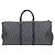 Borsa Boston in tela Trotter Christian Dior blu navy oro Auth 129964SAV - vista 2