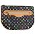 LOUIS VUITTON Monograma Multicolor Pochette GM Bolsa Negra M60030 LV Auth 133668SAV Negro