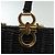 Gancini Handtasche aus Rattan in Schwarz und Gold Salvatore Ferragamo Auth 138876V Golden - Ansicht 10