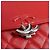 CHANEL Borsa a Spalla Matelassé in Pelle Rossa con Catena Argento CC Auth 138980M Rosso - vista 18
