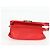 CHANEL Borsa a Spalla Matelassé in Pelle Rossa con Catena Argento CC Auth 138980M Rosso - vista 5