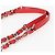 CHANEL Borsa a Spalla Matelassé in Pelle Rossa con Catena Argento CC Auth 138980M Rosso - vista 8