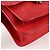 CHANEL Borsa a Spalla Matelassé in Pelle Rossa con Catena Argento CC Auth 138980M Rosso - vista 9