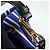 Borsa a mano in rattan PRADA in tela 2way blu oro 1BH115 Auth 138994SM D'oro - vista 20