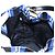 Borsa a mano in rattan PRADA in tela 2way blu oro 1BH115 Auth 138994SM D'oro - vista 22