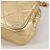 Borsa a Spalla CHANEL in Pelle di Agnello, Tonalità Oro, CC Auth 135116SM - vista 17