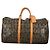 LOUIS VUITTON Monogram Graffiti Keepall 50 Borsa Boston Khaki M92196 Auth fm4841SAV Cachi - vista 13