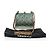CHANEL Borsa a Spalla in Pelle Matelassé Verde con Catena CC Auth 136053SAV - vista 12